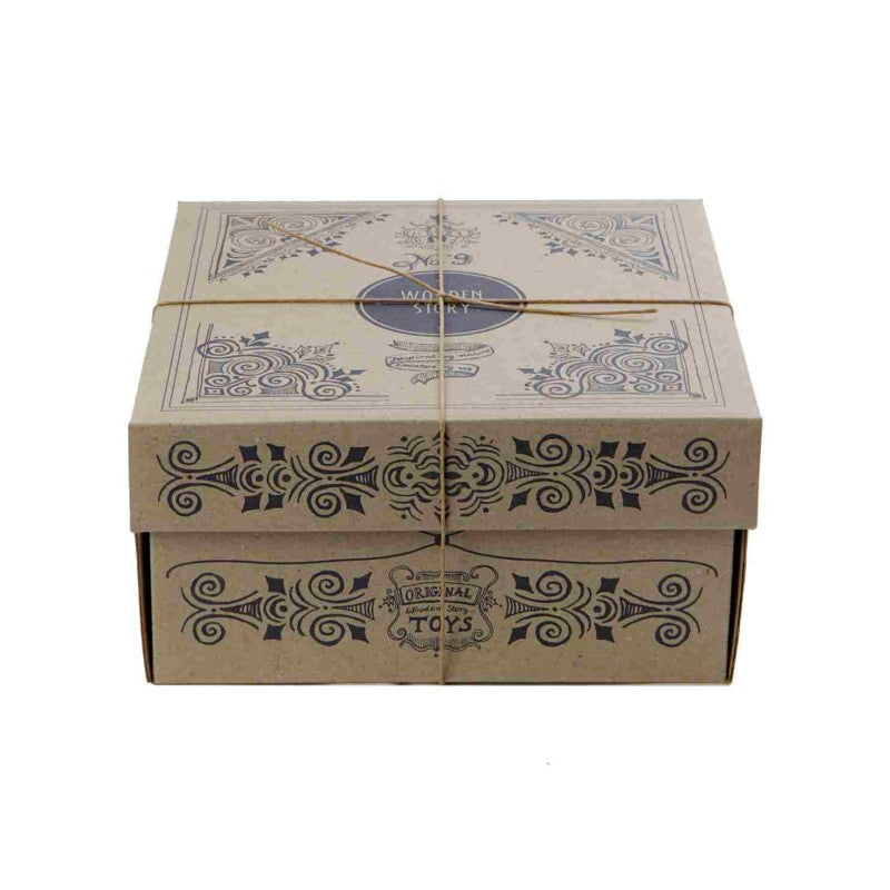 Wooden Shape Sorting Box - Natural