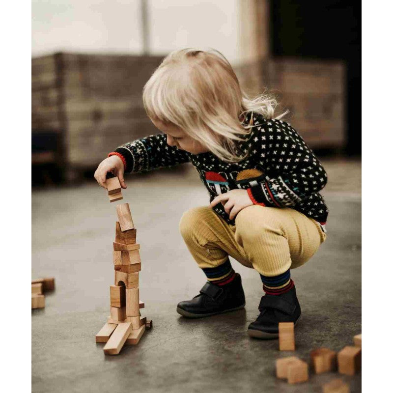 Wooden Tower Puzzle - Natural