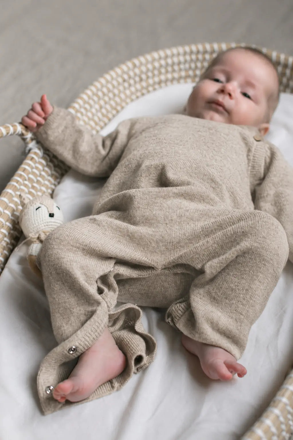 Jumpsuit Sky | Merino & Cashmere | Sand | Moalie